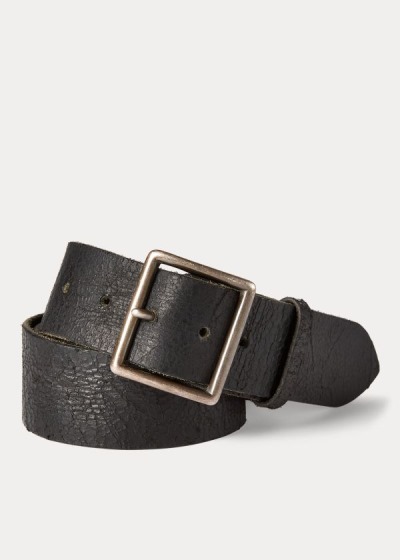 Men's Ralph Lauren Distressed Leather Belt | 138742QGY